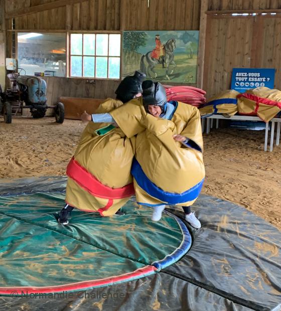 Combat de sumo  Parc Arbr'en Ciel